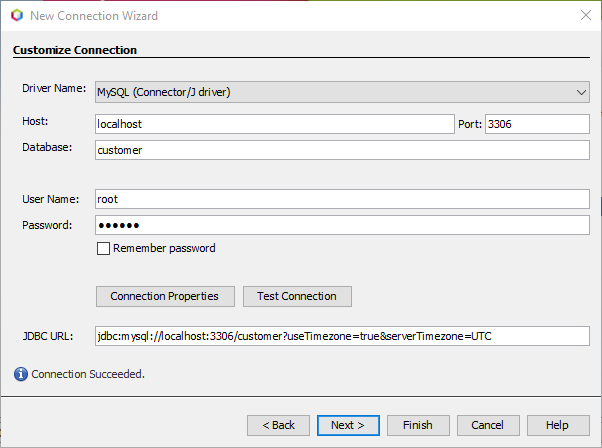 Connection Succeeded